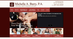 Desktop Screenshot of mbarrylaw.com