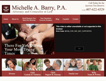 Tablet Screenshot of mbarrylaw.com